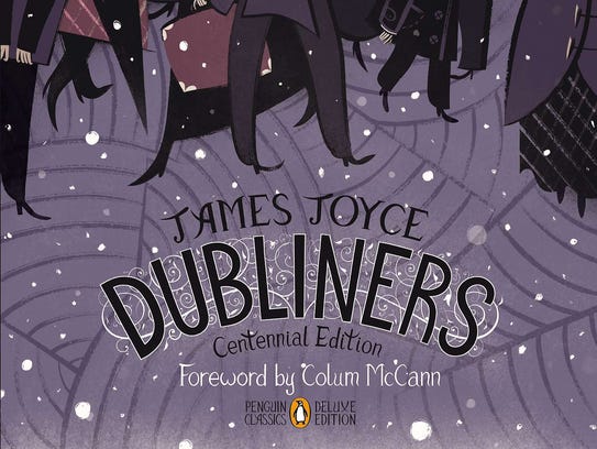 The cover of the centennial edition of the book "Dubliners"