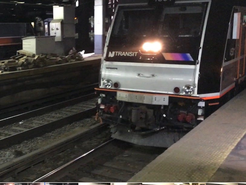 Monroe Township High school nj transit train station