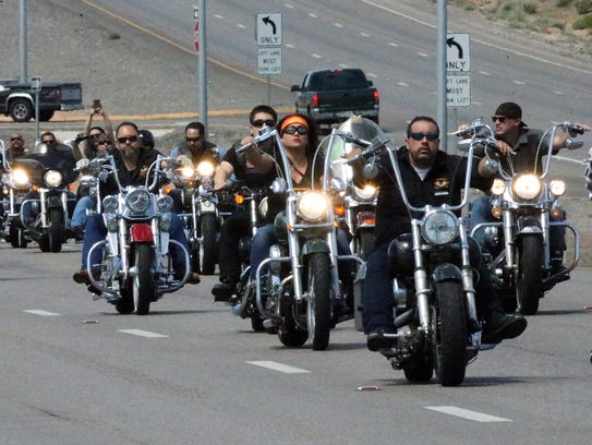 Hundreds of bikers say final goodbyes to Bandidos chapter president