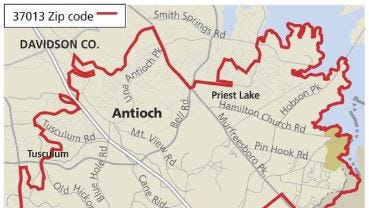 nashville tc zip codes