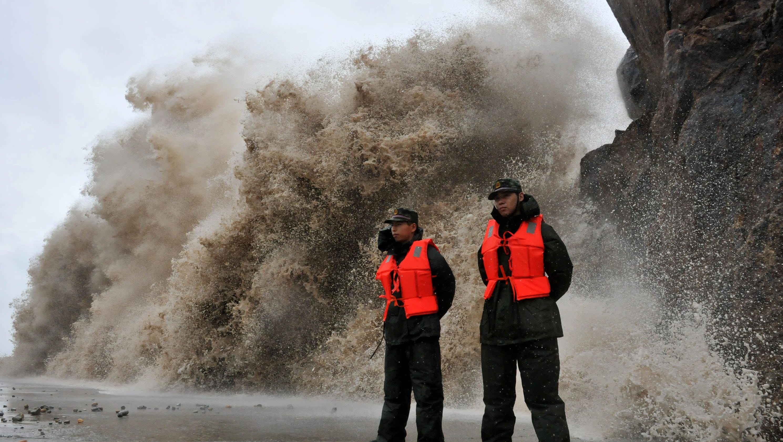 Typhoon Slams Into China