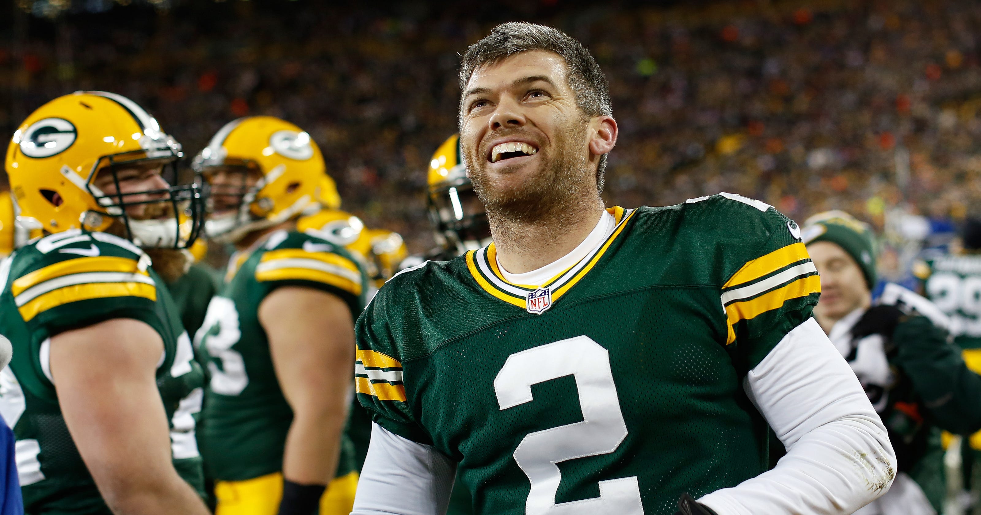 Mason Crosby 'Every time I step on the field, I’m interviewing'