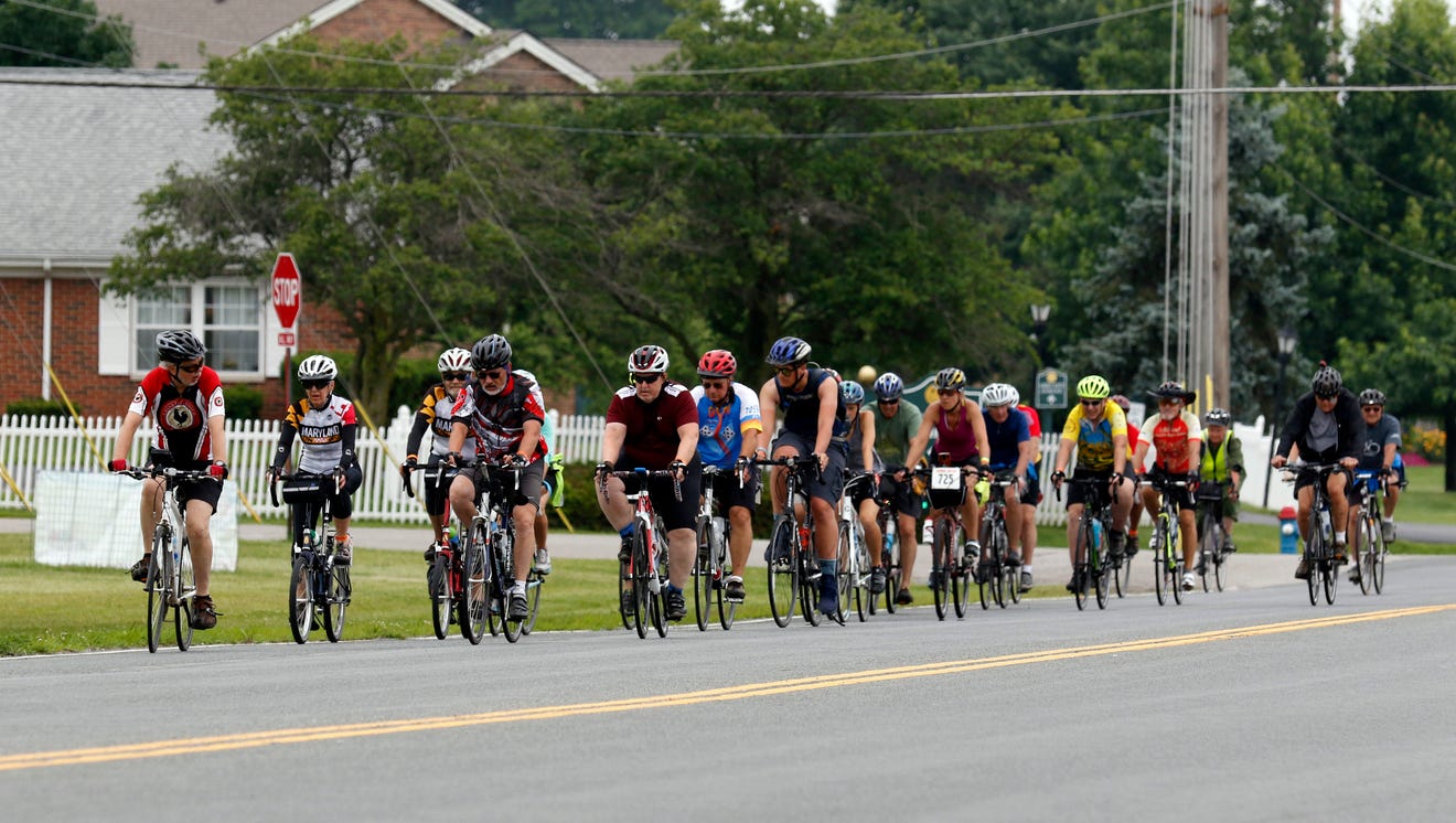 Great Ohio Bicycle Adventure stops in Lancaster