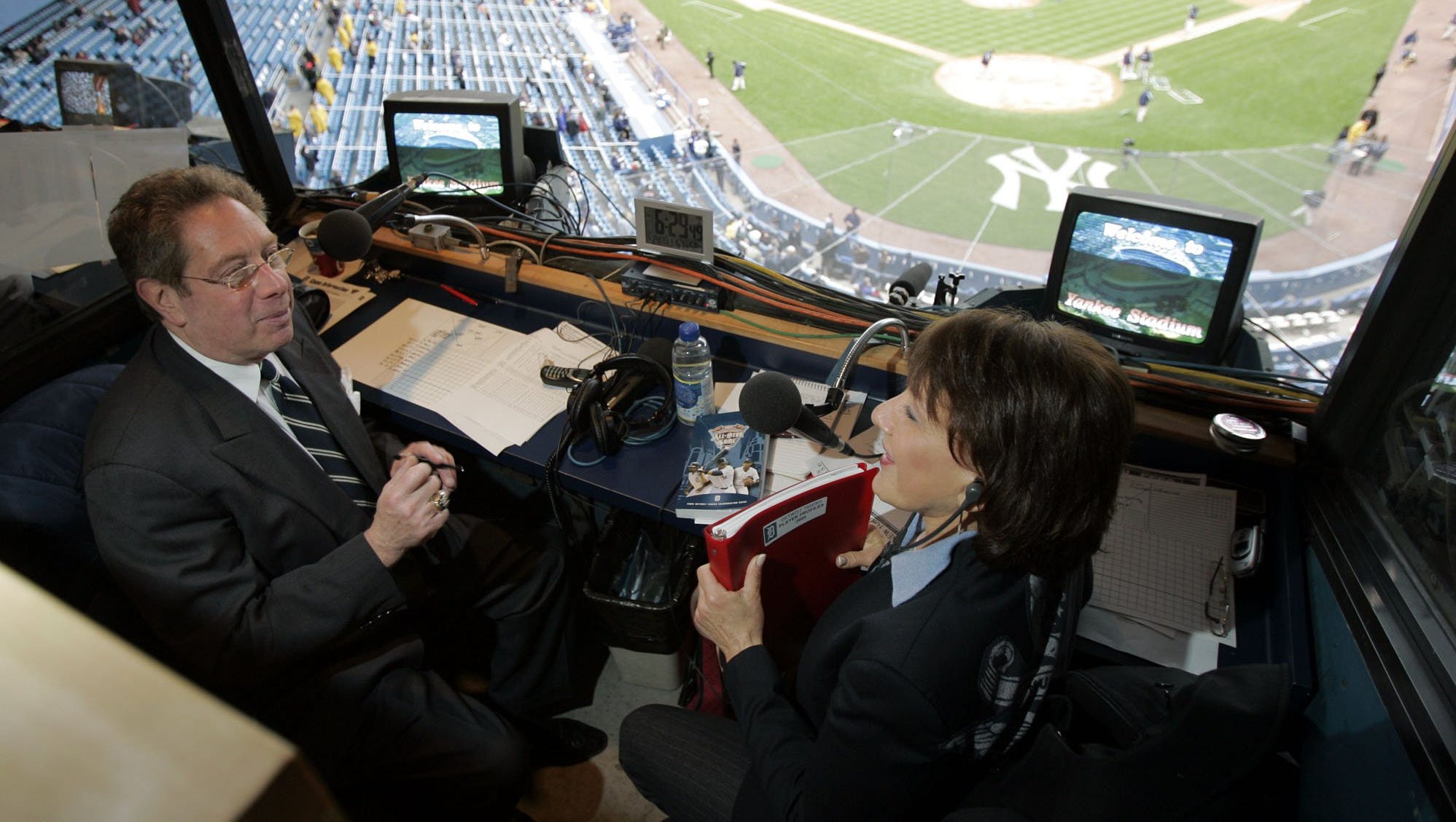 New York Yankees broadcasters John Sterling, Suzyn Waldman hit 15 years