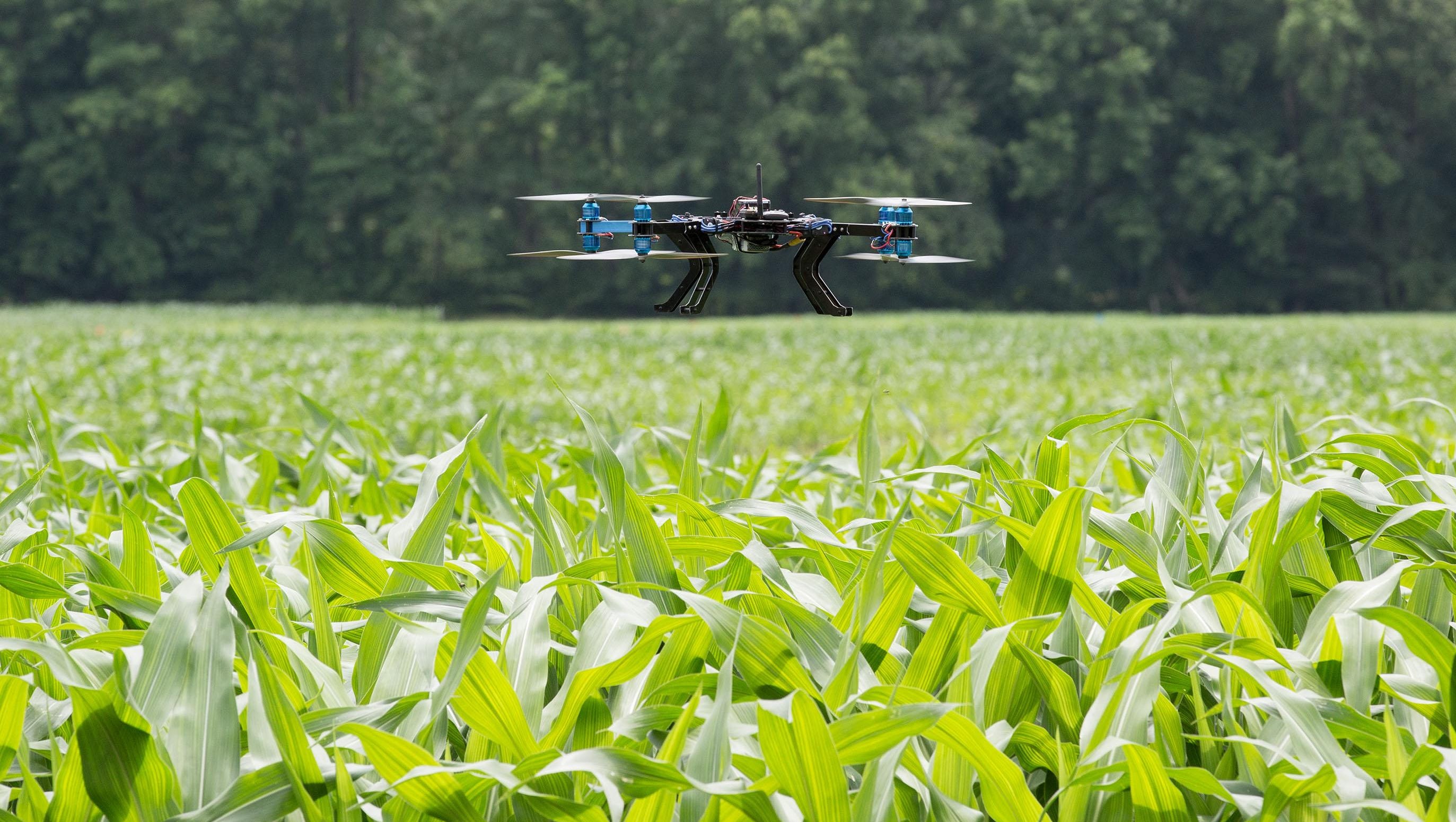 Researchers Use Drones For Precision Agriculture