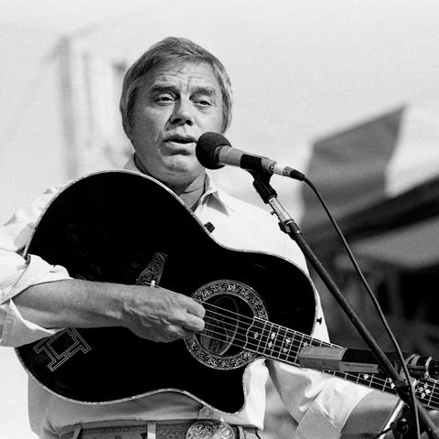 Tom T. Hall performs as part of the PolyGram/Mercu