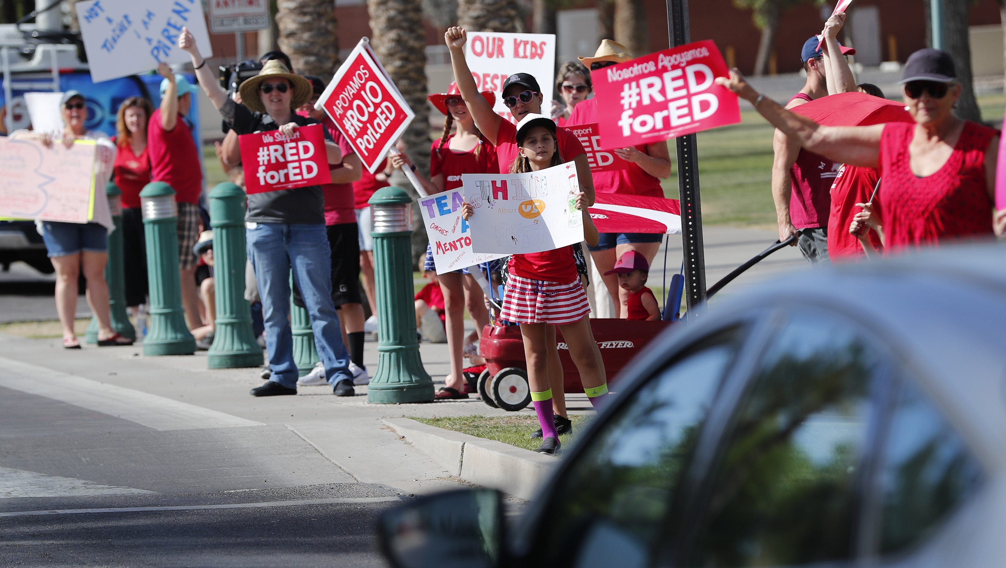 Arizona Teacher Strike Pass A Temporary Tax Now Then Ours In 2020