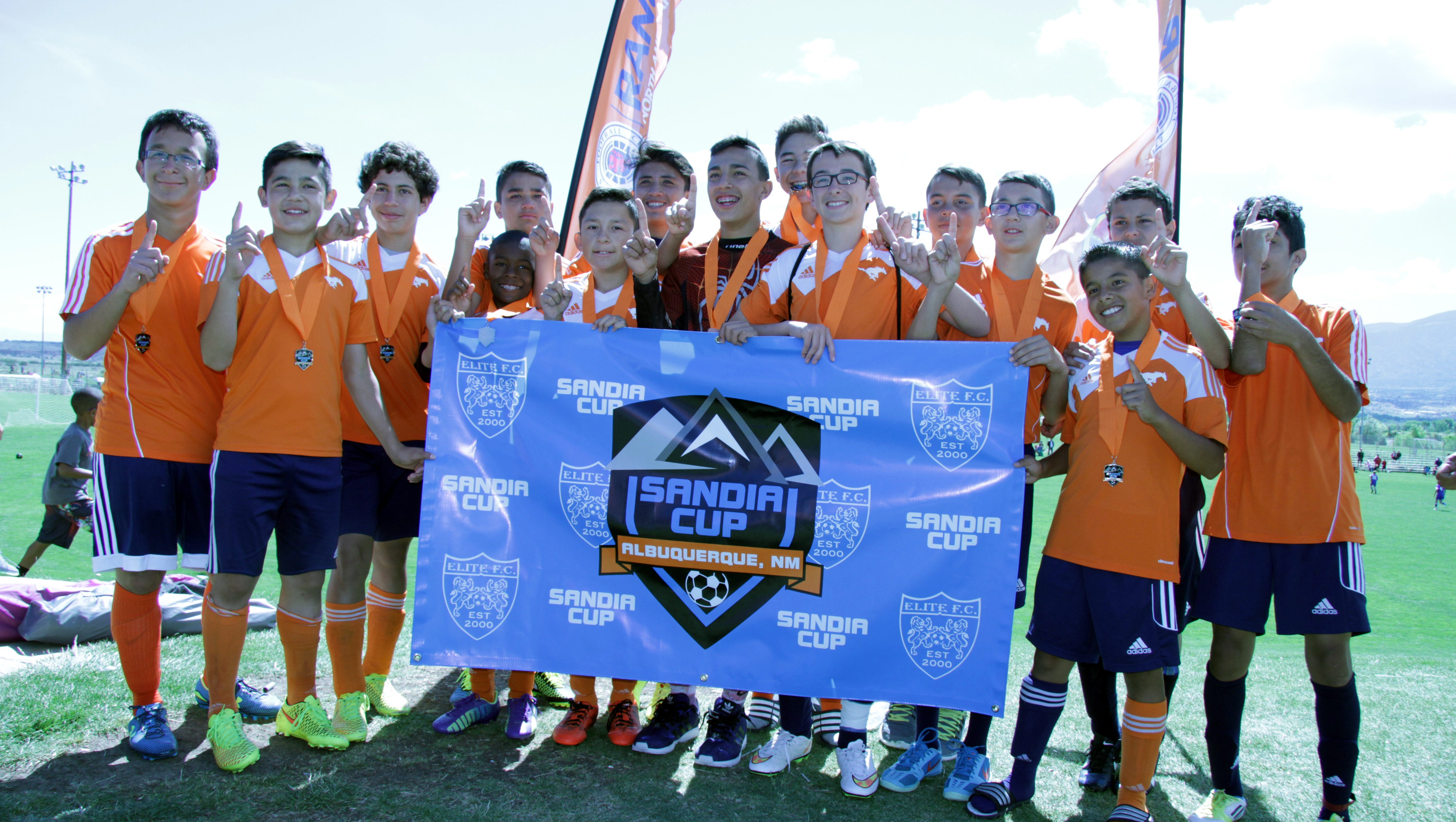 Action shot: Mustangs Soccer wins Sandia Cup