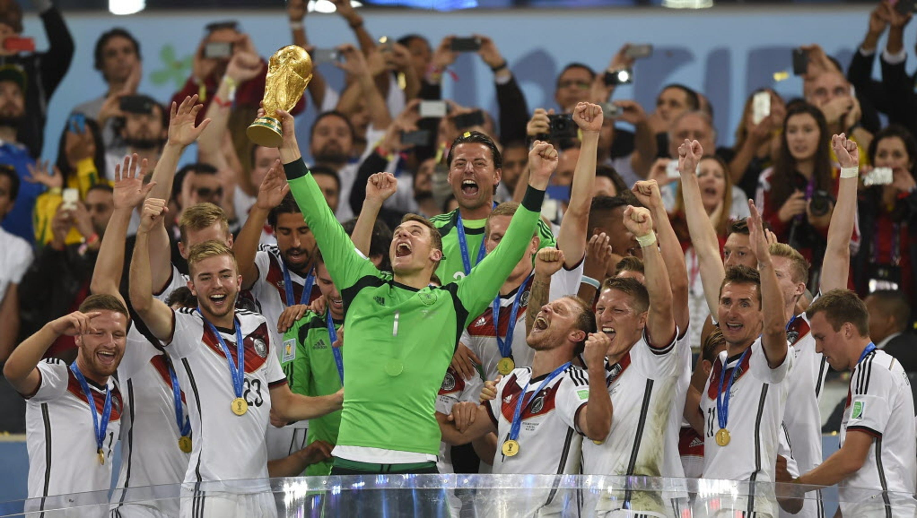 World Cup Winners photos trend of August