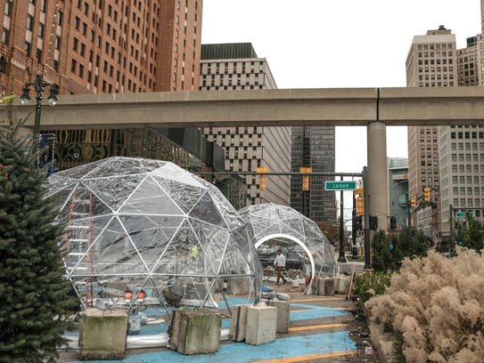 igloos at lumen detroit