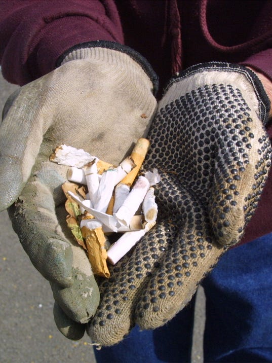 Cigarette Butt Pickup Thursday In Elmira