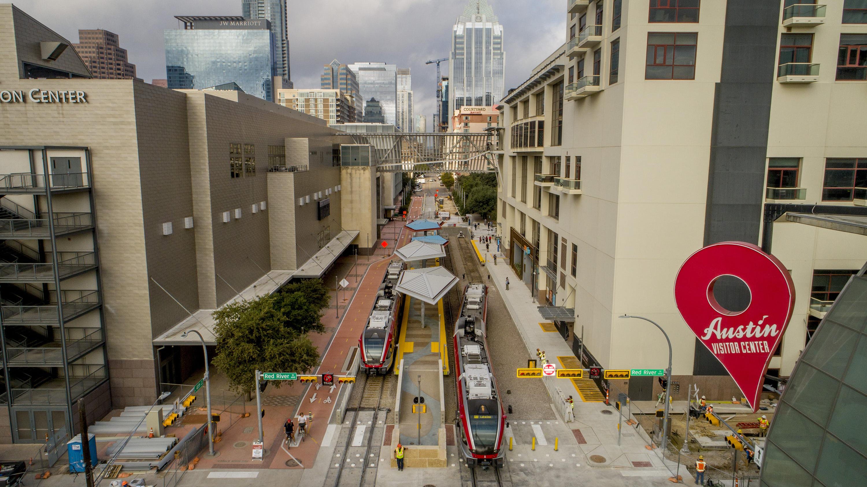 CapMetro Unveils Revamped MetroRail Station In Downtown Austin