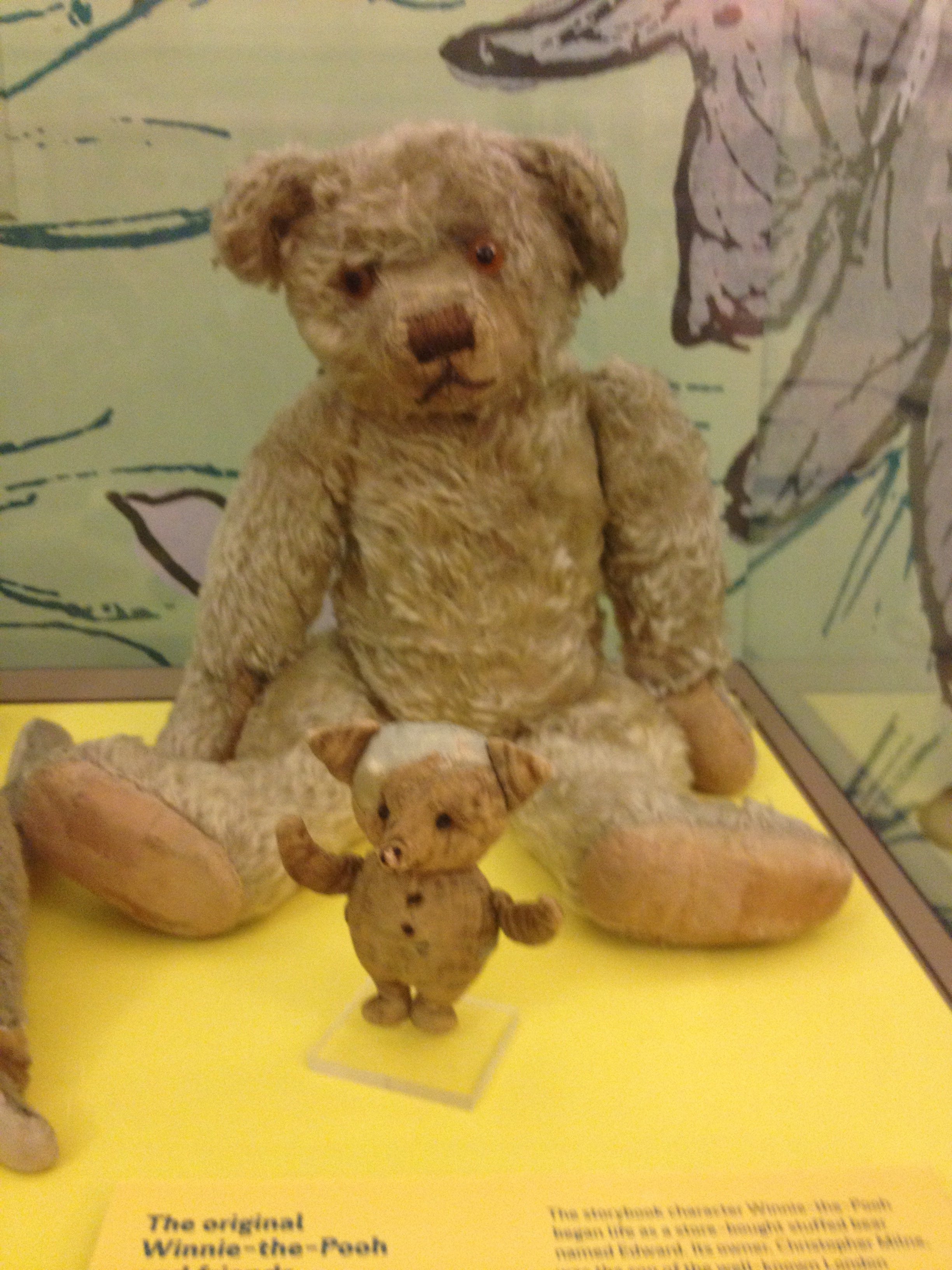 old winnie the pooh stuffed animal