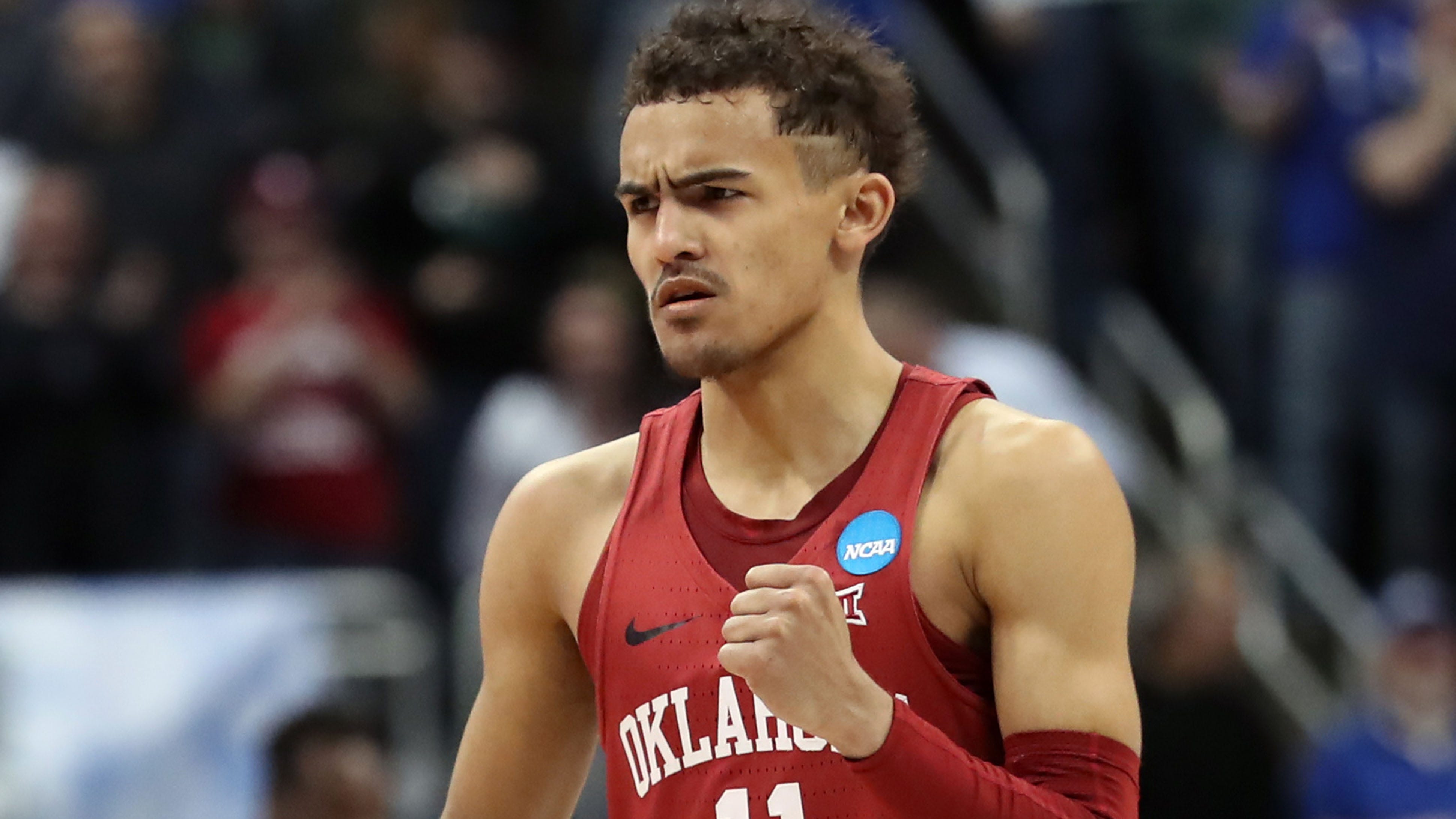 trae young stats at home