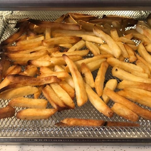 The air fry setting left fries unevenly cooked.