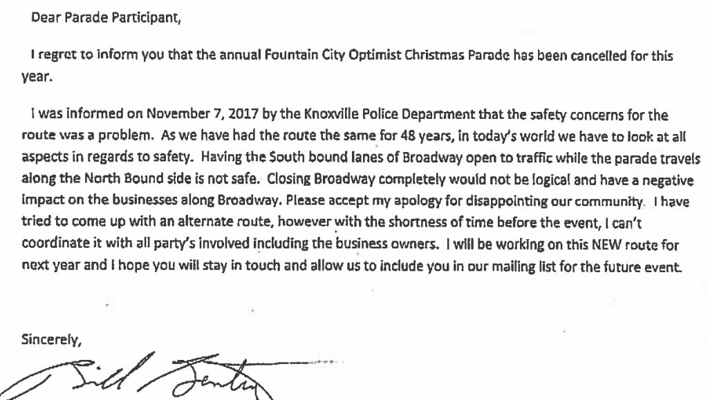 Fountain City Optimist Christmas Parade 2022 Fountain City Christmas Parade Cancelled Due To 'Safety Concerns'