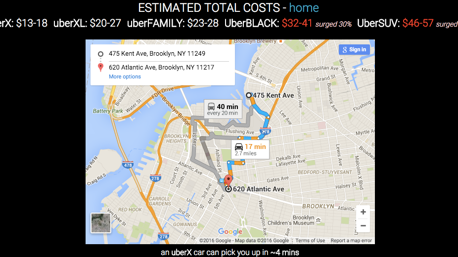 Uber Estimate Lets You Price Check Every Kind Of Uber Service