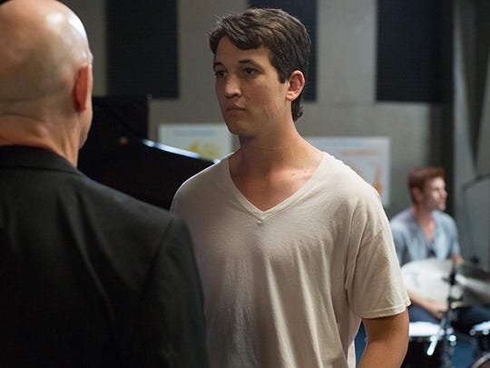 Miles Teller in "Whiplash." He's now got Tom Cruise telling him how to fly.