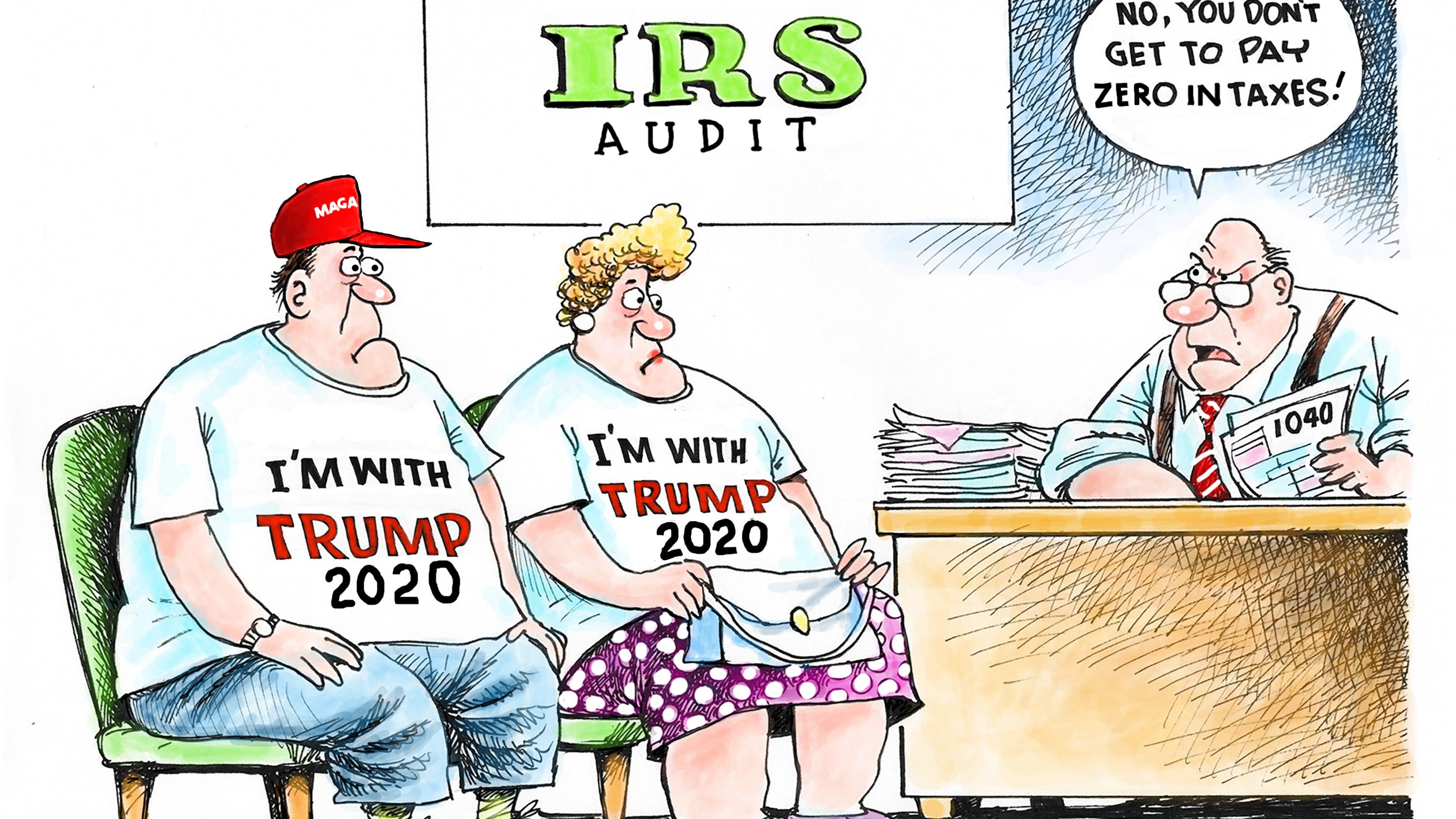 Granlund Cartoon Trumps Taxes