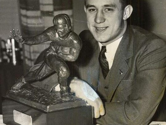 Dubuque author pens book about first Heisman winner