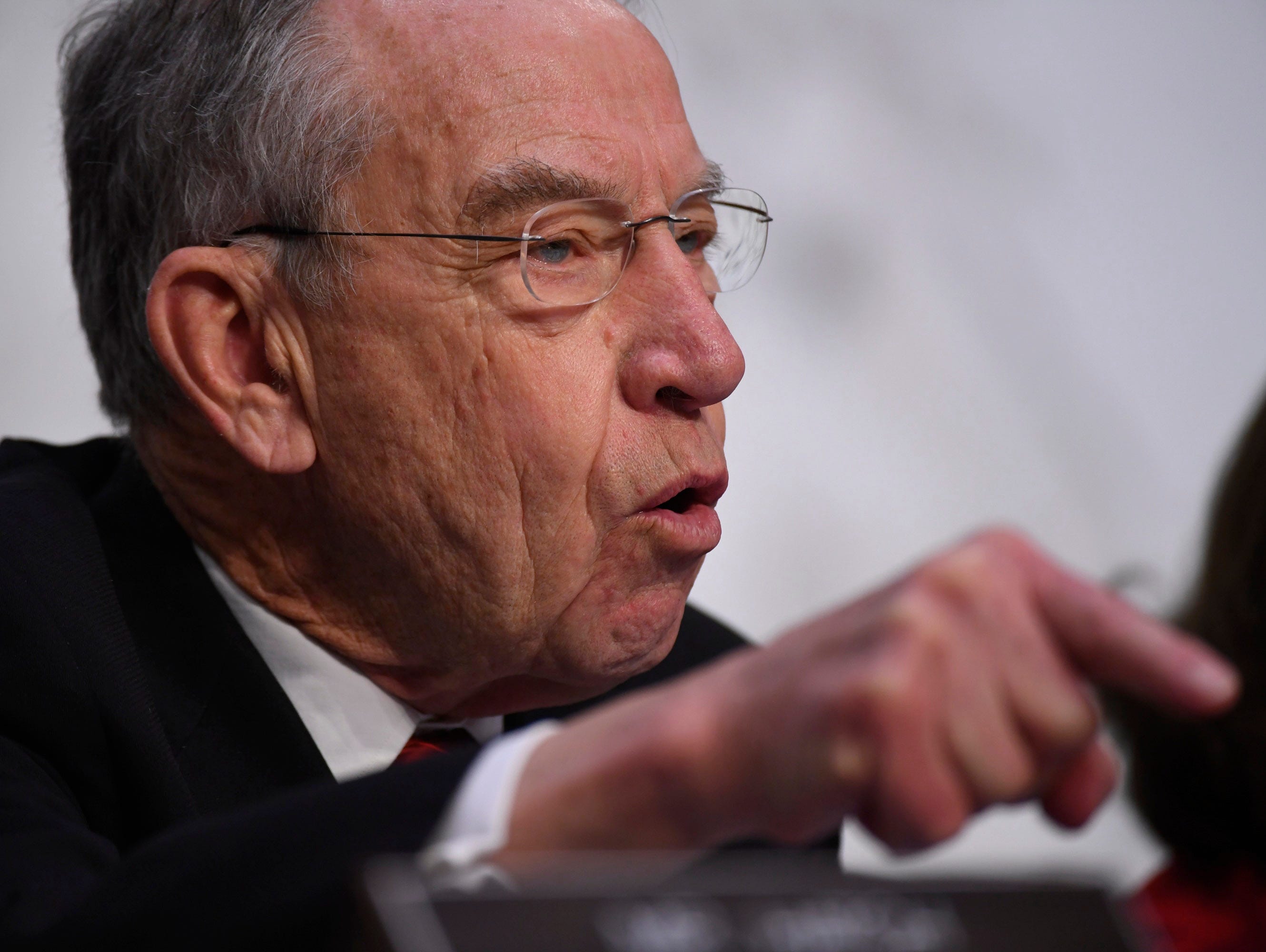 Sen. Chuck Grassley, R-Iowa, speaks during day three of the confirmation hearing for Supreme Court nominee Neil Gorsuch in March.