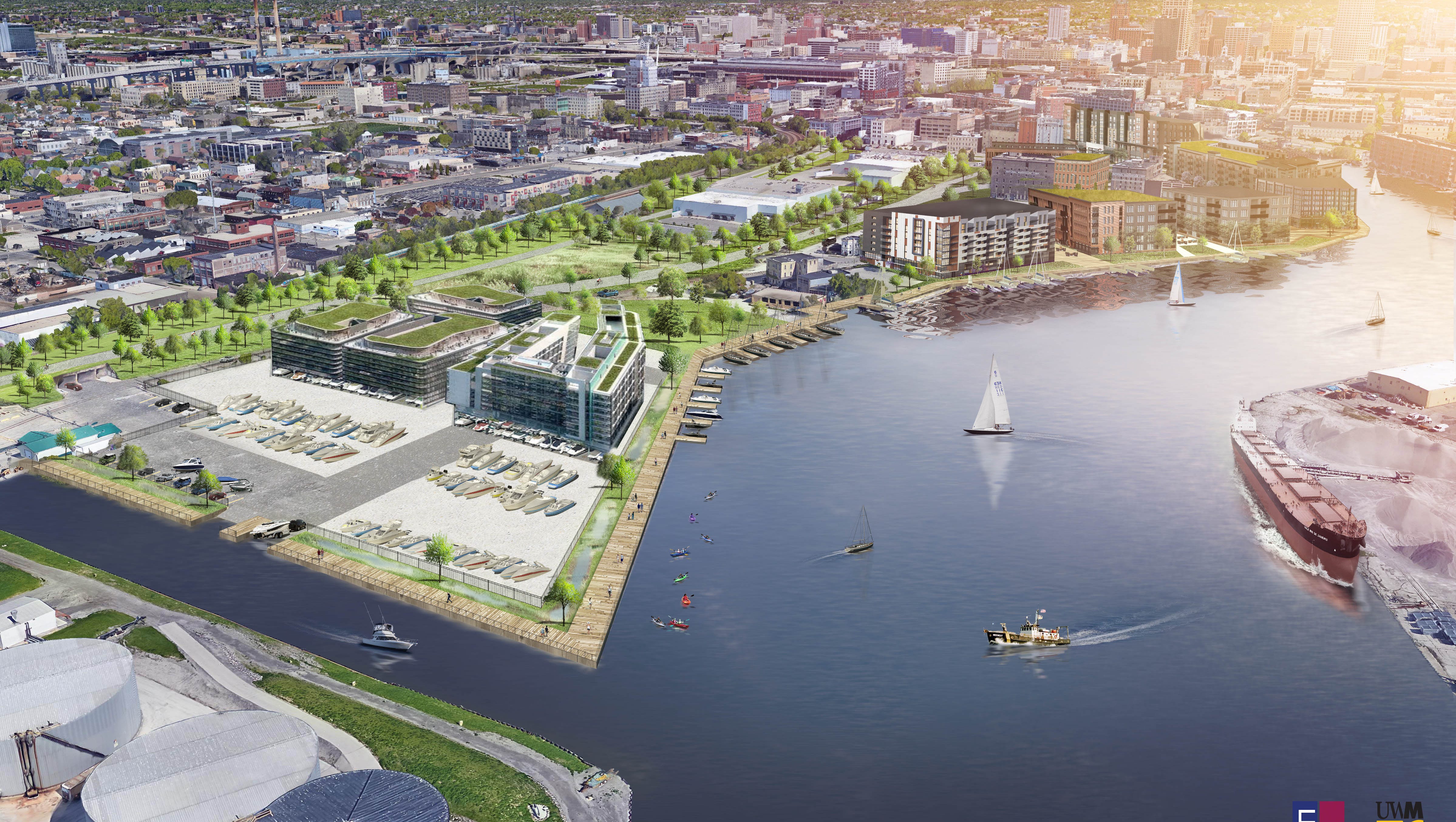 City Plan Envisions Dramatic Milwaukee Harbor Area Transformation