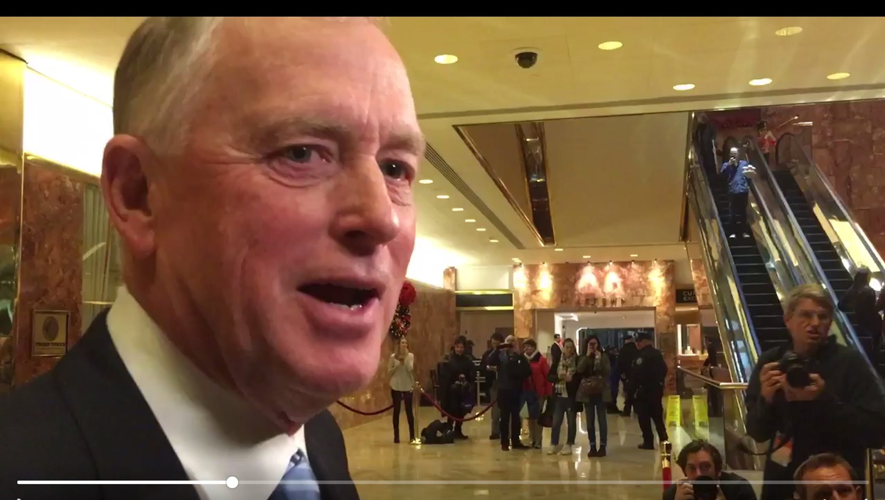 Former VP Dan Quayle visits Donald Trump Mike Pence