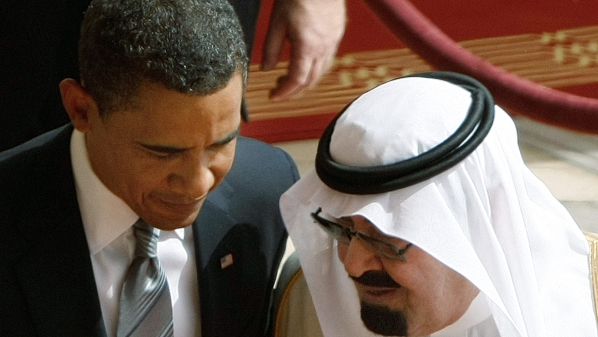 King Abdullah Of Saudi Arabia And President Obama In 2009.