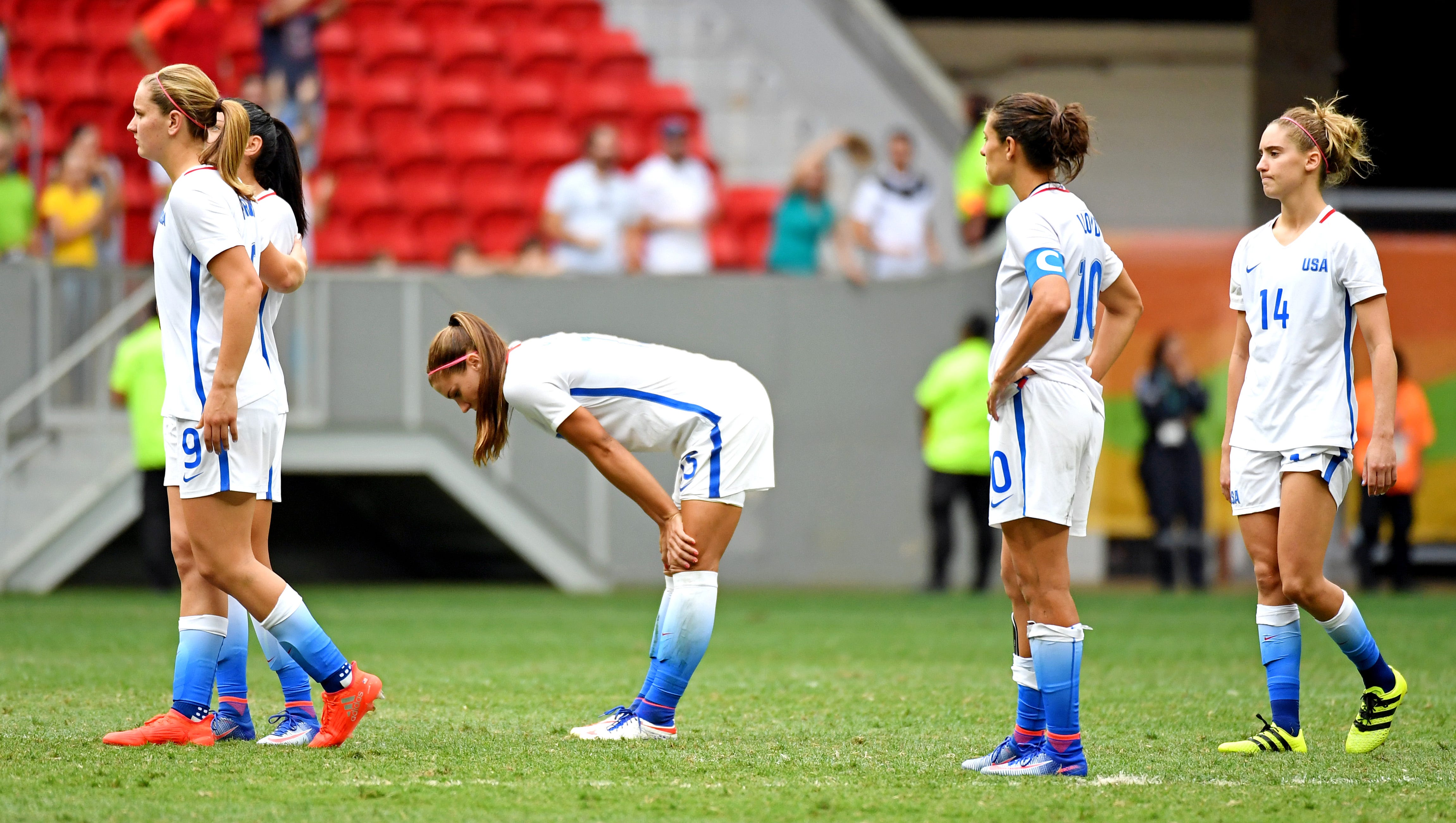 U S Women S Soccer Out Of Rio Olympics After Stunning Loss To Sweden