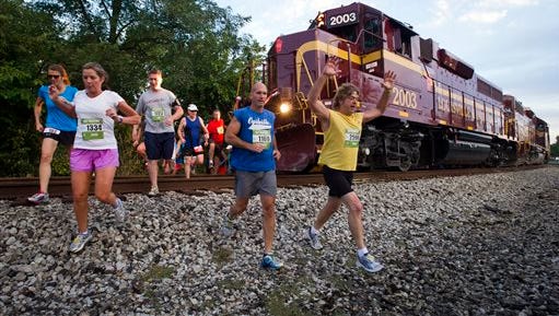 Train Interrupts Columbus Mill Race Marathon