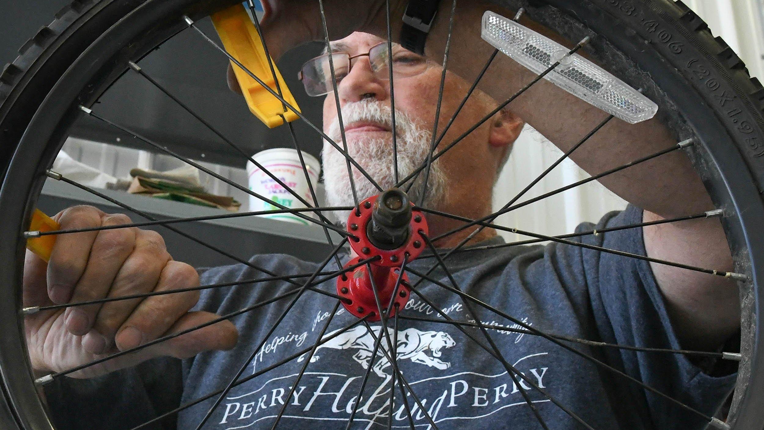 Perry Helping Perry Bike Program Gets New Life Gives Away More Than 100 Bikes Since March