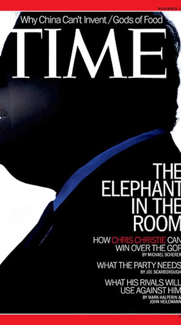 'Time' cover calls Christie 'elephant in the room'