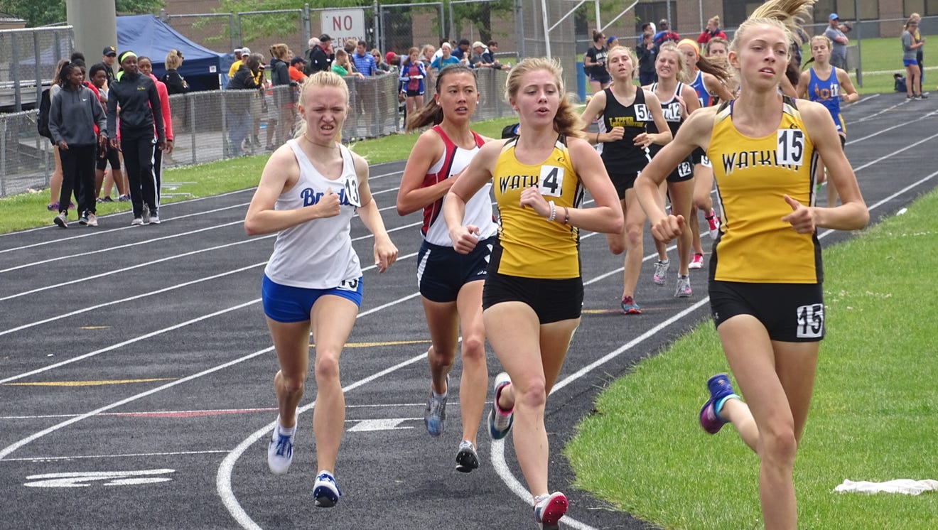 Watkins Memorial girls track duo join forces to run their best