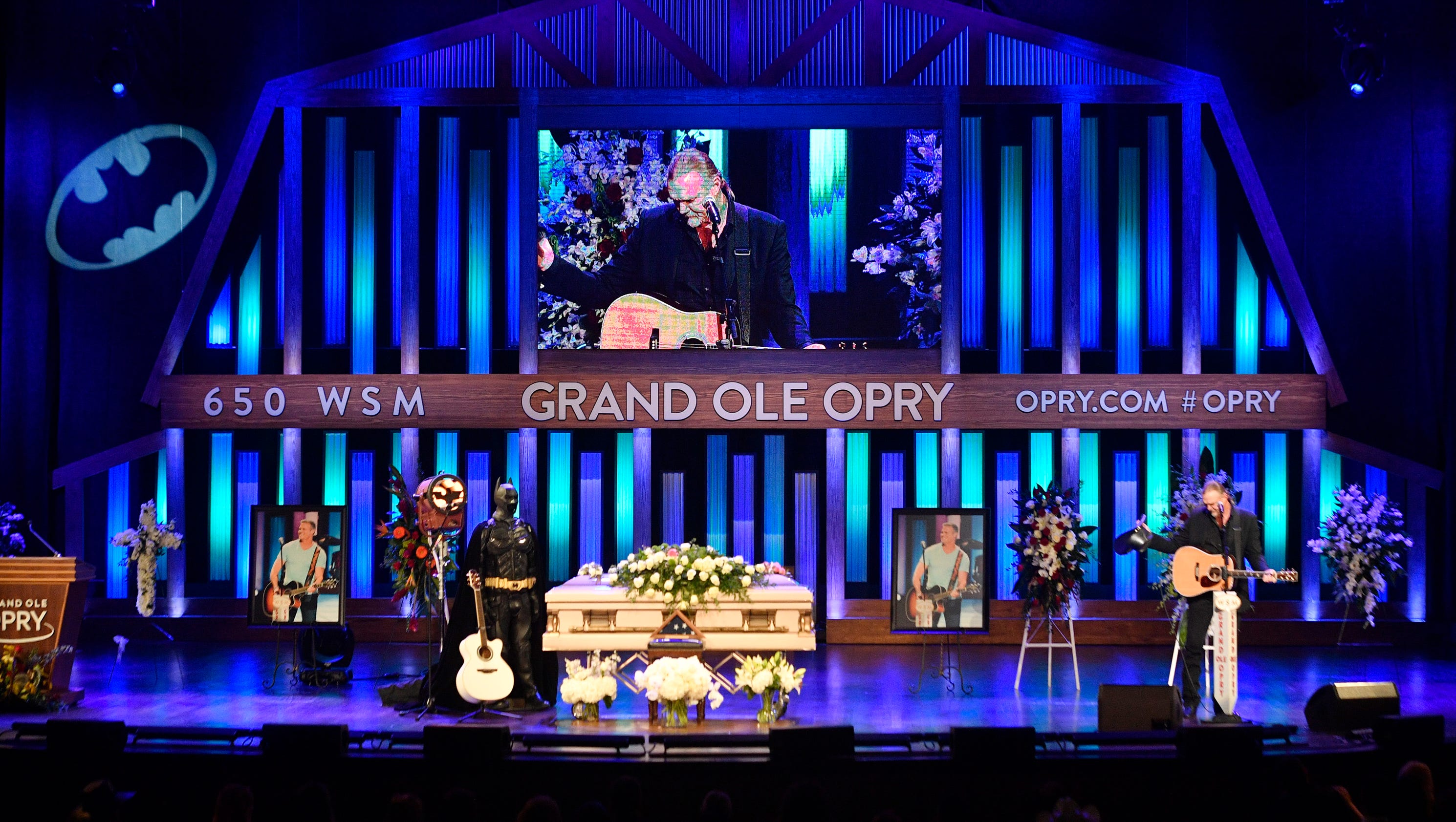 Troy Gentry funeral service at Grand Ole Opry in Nashville