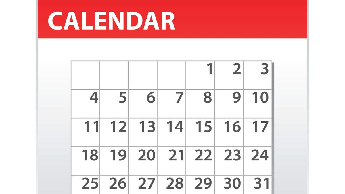 Calendar Monday May 5 14