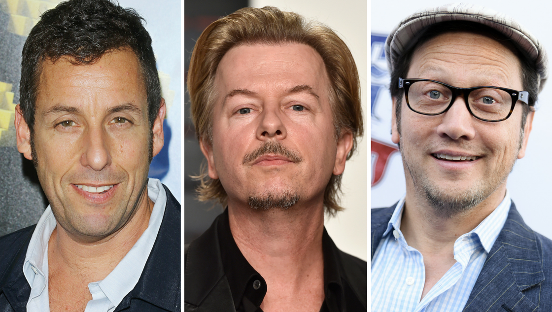 Adam Sandler, David Spade, Rob Schneider launch comedy tour