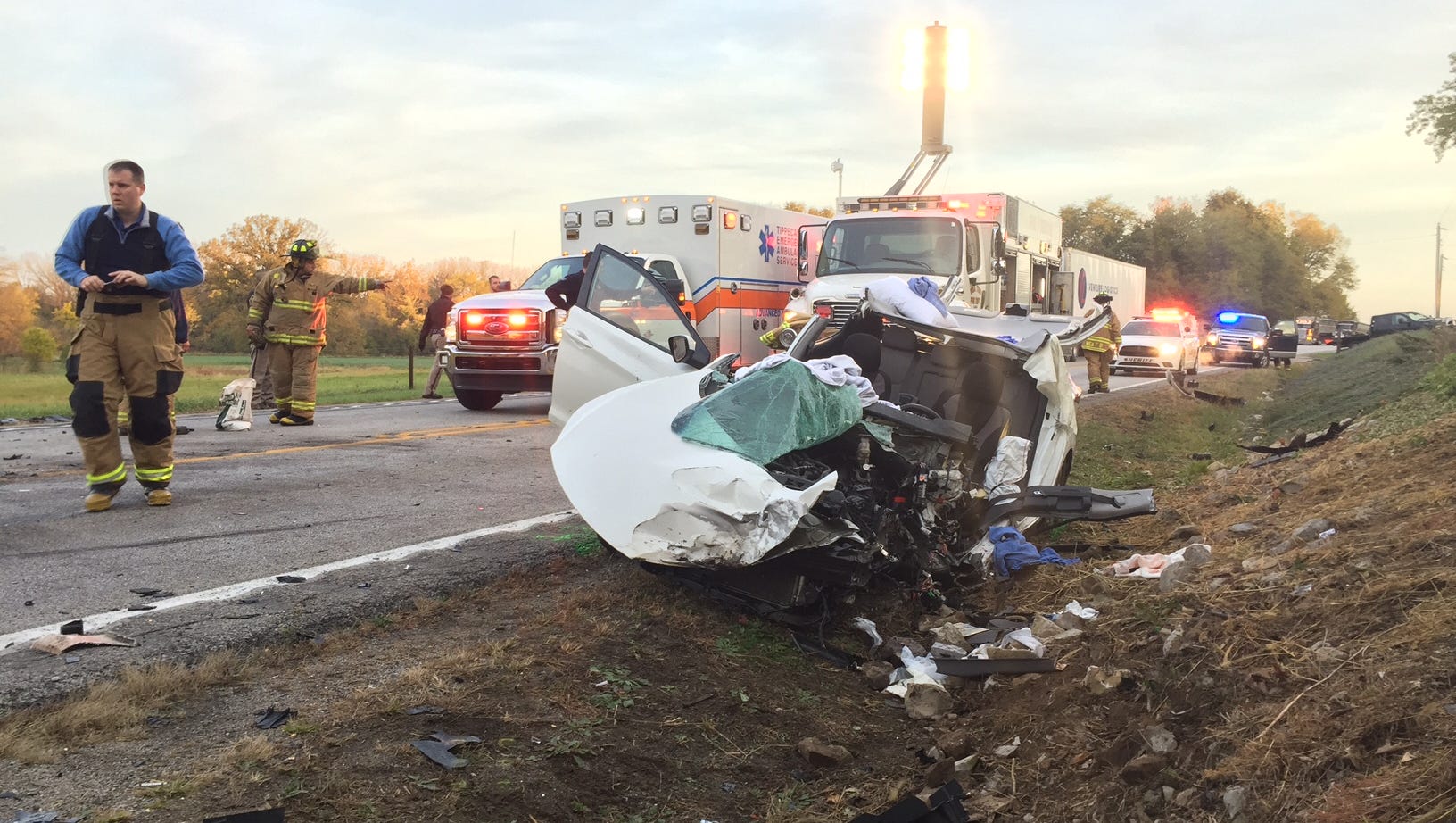 One Man Airlifted After Head-on Crash On US 231