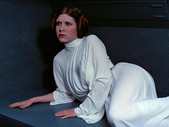 540px x 405px - Carrie Fisher revisits 'Star Wars' past as 'Princess Diarist'