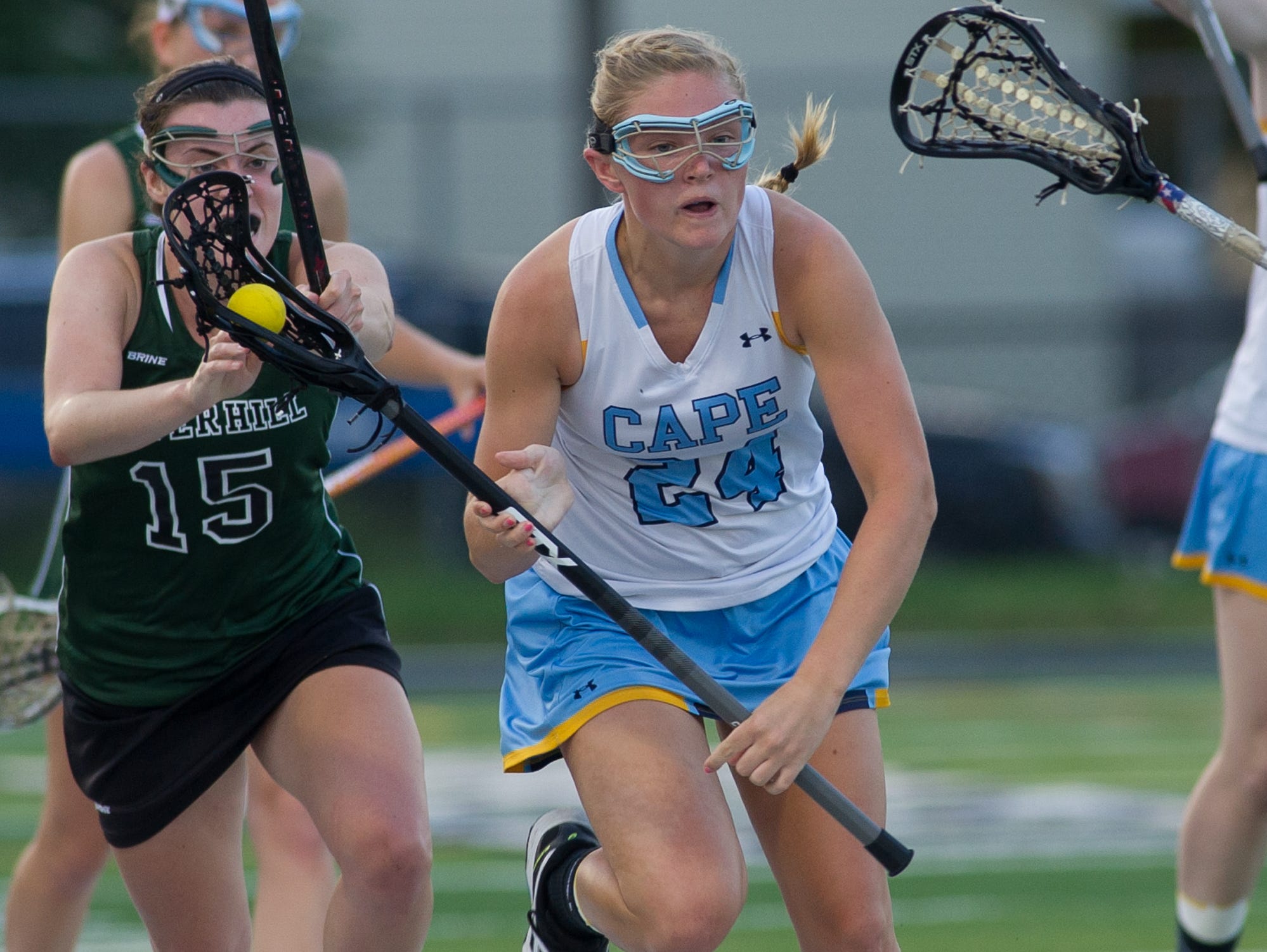 Cape girls lacrosse sends Kesmodel out a winner | USA TODAY High School ...