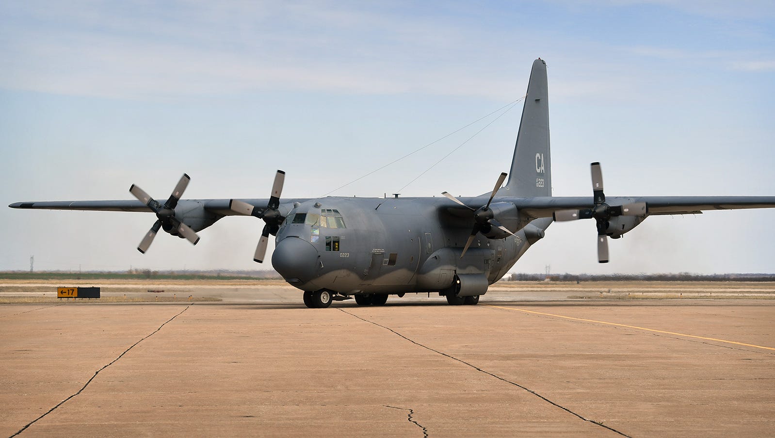 Iconic C-130 Made Final Flight From California To Sheppard AFB