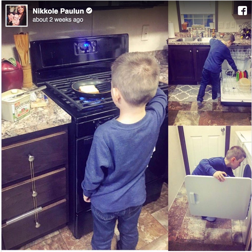 16 And Pregnant Mom Teaches Son That Chores Arent Just For Women