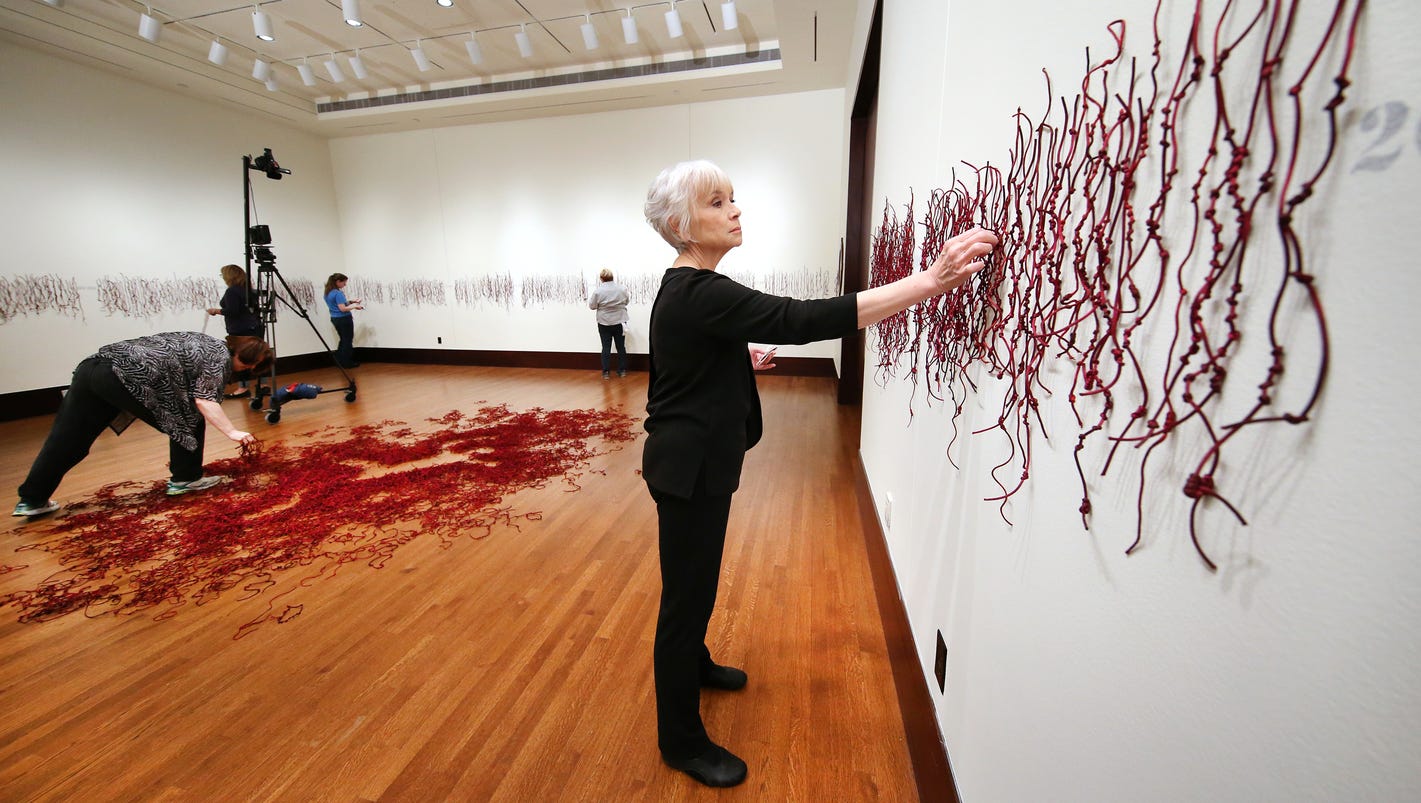 Luzene S Knots Artist Tackles Sexual Assault Art At