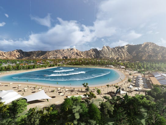 An artist's rendering of Honokea Surf Resort, a real