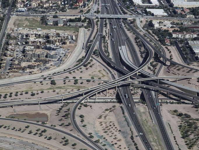 Phoenix Area Freeway Map