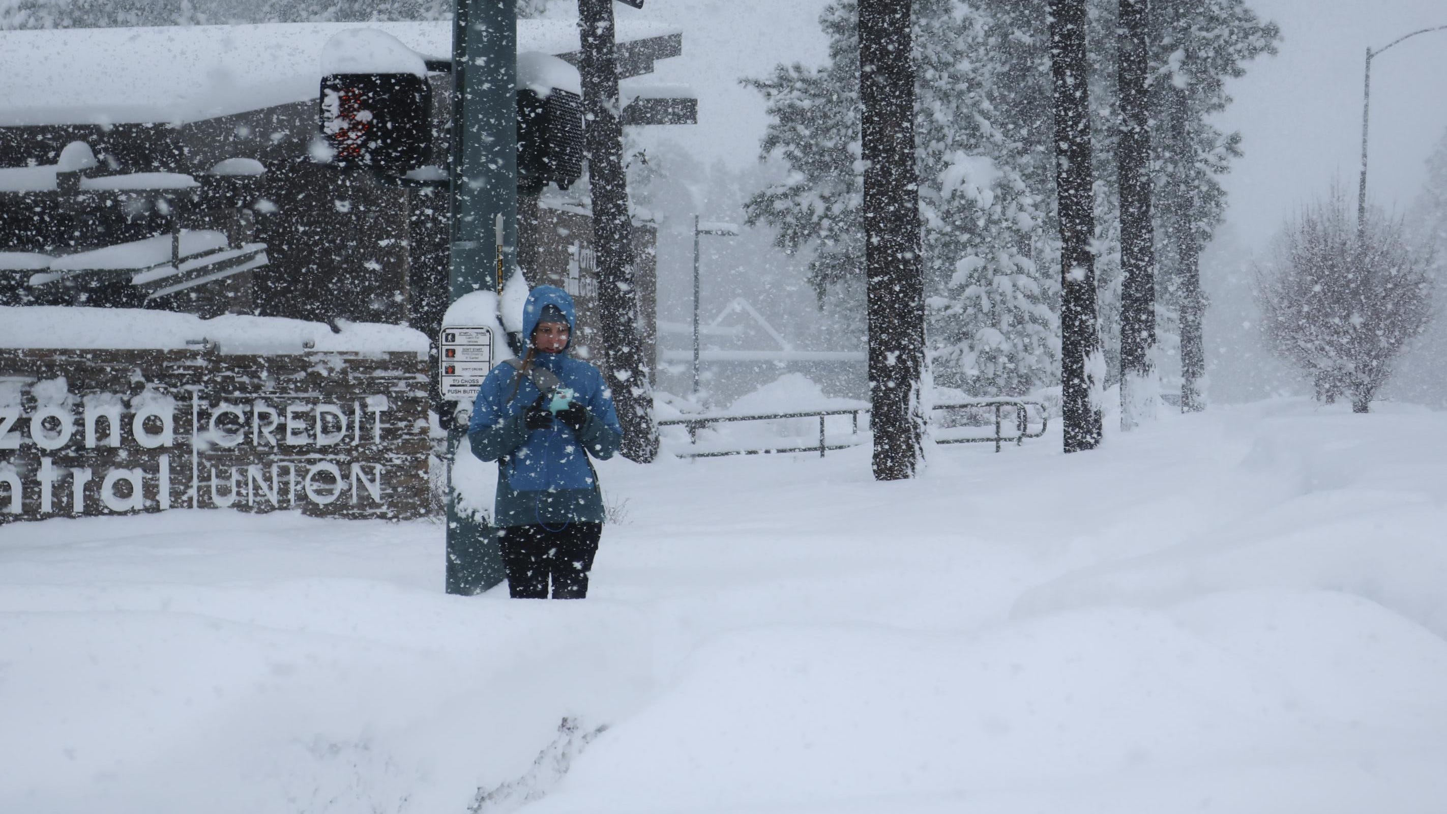 Winter Storm Brings Record Snowfall To Parts Of Arizona