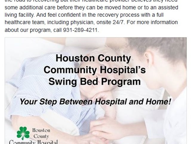 Swing Beds Reduce Travel Of Families To Visit Hospitalize