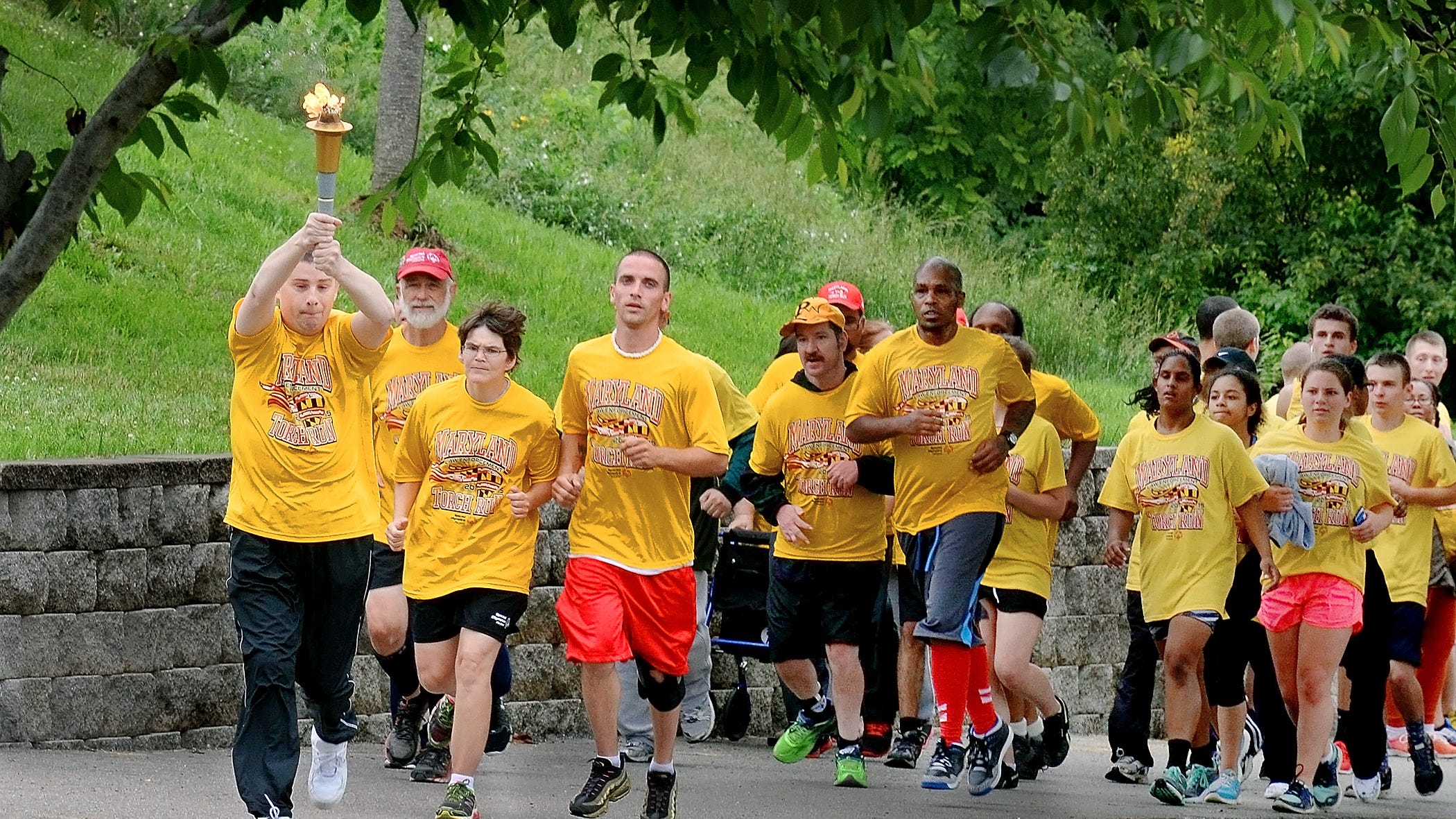Special Olympics Torch Run arrives in Hagerstown