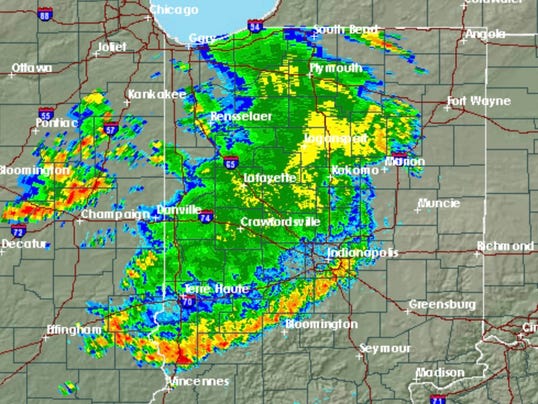 Indianapolis weather: Storms forecast for central Indiana on Sunday