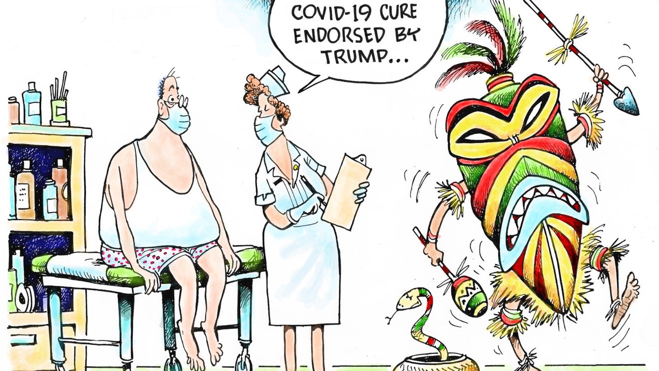 Granlund Cartoon Trumps Latest Cure 
