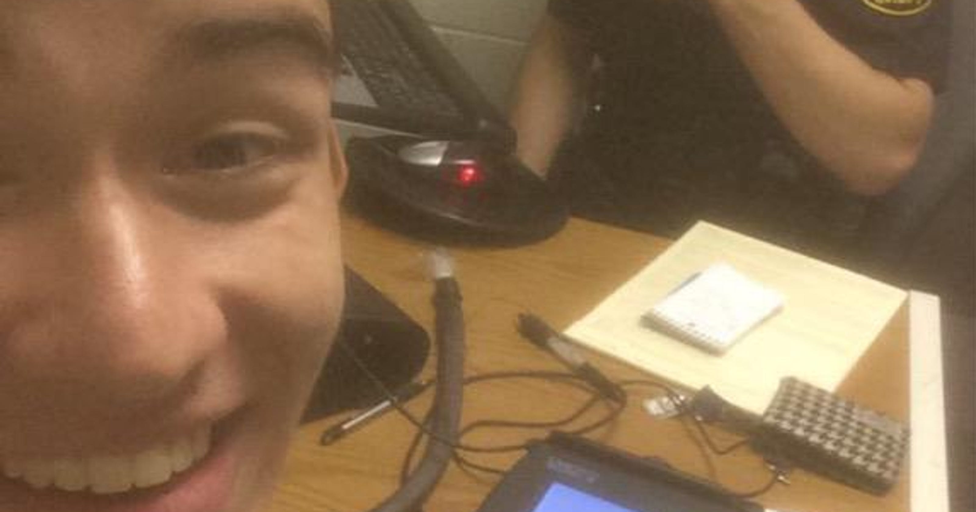 Man Takes Snapchat Selfie With Arresting Officer 0542